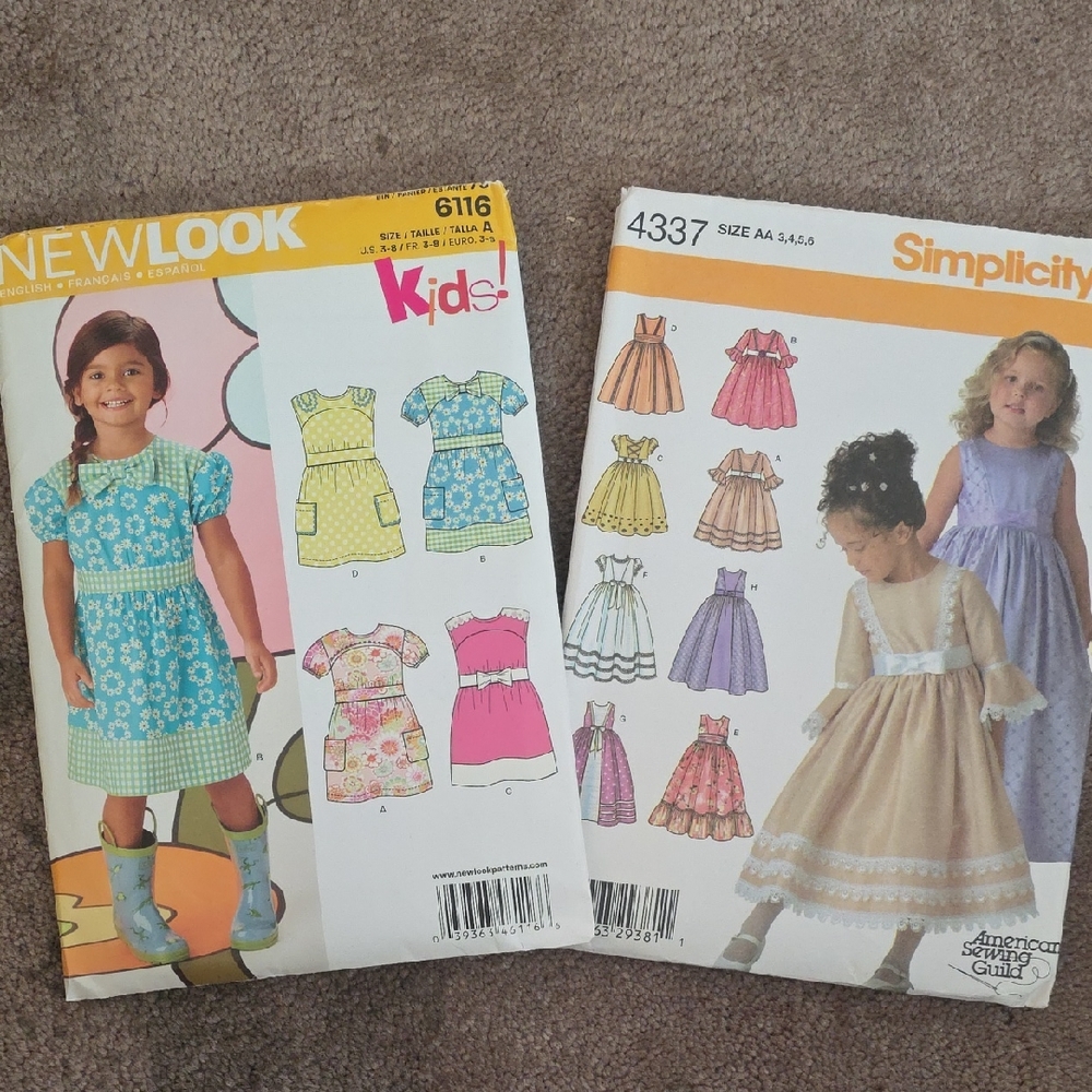 Little Girls Dress Patterns (Sizes 3-8)
